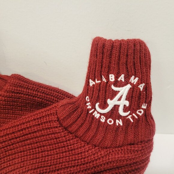 Burgundy Alabama Crimson Tide Knit Booties Slipper Socks - Picture 2 of 4